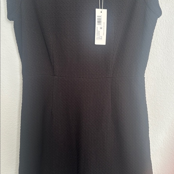 New Rebecca Taylor black honeycomb scalloped edge dress 8 - Picture 8 of 15